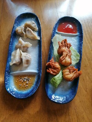 Das war die Vorspeise, war total lecker at Sampan in Frankfurt