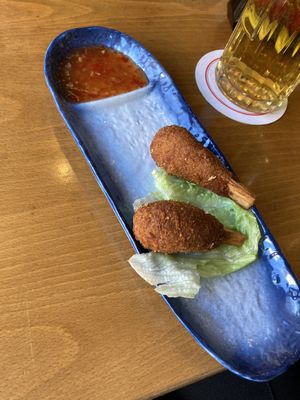 vegan chicken wing   at Sampan in Frankfurt