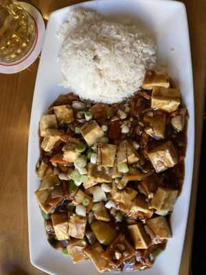 mapo tofu   at Sampan in Frankfurt