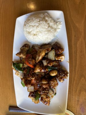 vegan beef pepper   at Sampan in Frankfurt