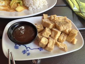 Vorspeise knuspriger Tofu   at Sampan in Frankfurt
