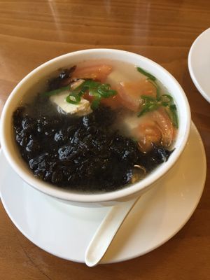 Seaweed soup (2,80€) at Sampan in Frankfurt