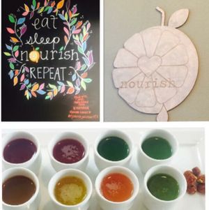 juice flights  at Nourish Juice & Smoothie Bar in Houston