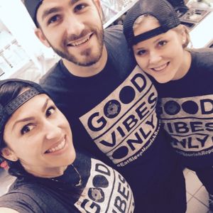 the crew at Nourish Juice & Smoothie Bar in Houston