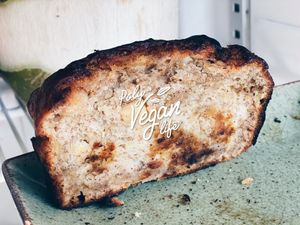 Apple banana bread at FatCat in Pai