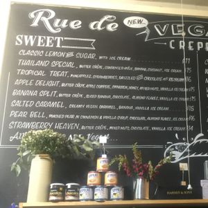 vegan crepes at Rue de Creperie in Fitzroy