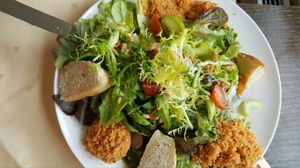 salad at StrandCafe Sassnitz in Sassnitz