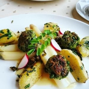 aspergus at StrandCafe Sassnitz in Sassnitz