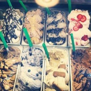 Good gelato too! all sorbets are dairy free. at Zaza in Conway