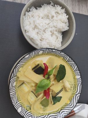 Yellow chicken curry at Lao Thai   in Gdansk