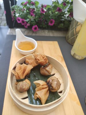 Pork bags at Lao Thai   in Gdansk