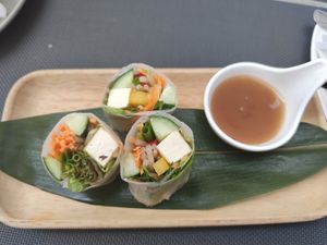 Tofu spring rolls at Lao Thai   in Gdansk