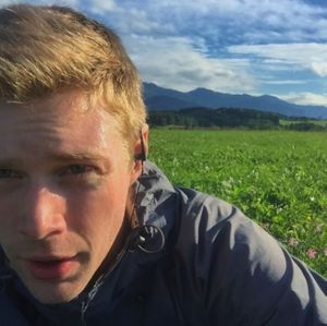 running in the alps  at Color Vegan in Lyon