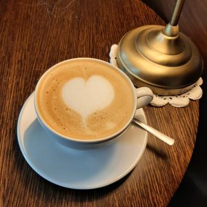 Coconut milk latte at Retro in Gdansk