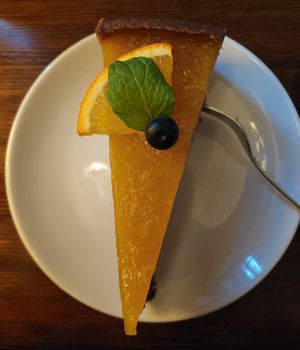 Chocolate cheesecake at Retro in Gdansk