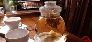 Blosoomig heart tea at Retro in Gdansk