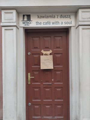 Closed for renovations at Retro in Gdansk