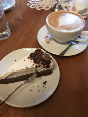 Duo chocolate cake  at Retro in Gdansk