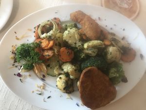 Gemüseplatte at Landgasthof Hindelwanger Adler in Stockach