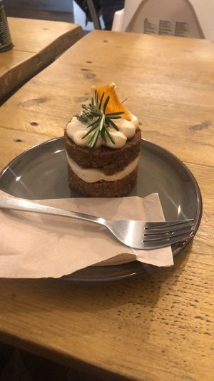 Raw carrot cake at Southsea Coffee - Admiral Square  in Portsmouth