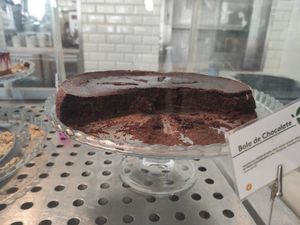 Chocolate cake at daTerra - Baixa in Porto