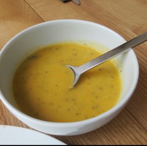 Vegetable soup at daTerra - Baixa in Porto