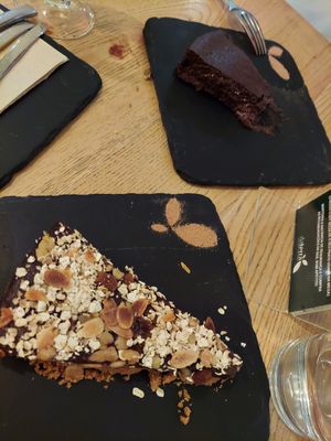 Acai pie at daTerra - Baixa in Porto