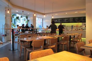 inside view of the restaurant at daTerra - Baixa in Porto