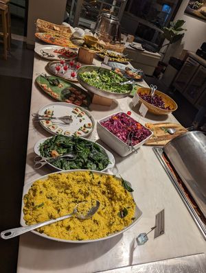 All vegan buffet at daTerra - Baixa in Porto