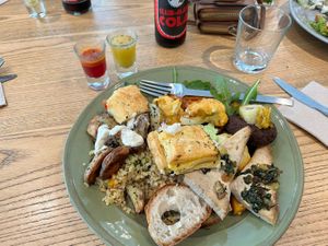 Plate piled high   at daTerra - Baixa in Porto