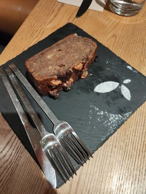 Banana bread at daTerra - Baixa in Porto