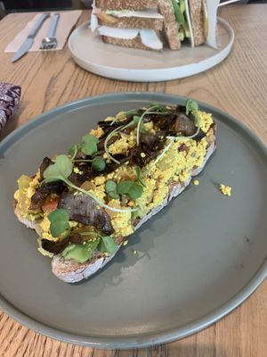 Sandwich and toast   at daTerra - Baixa in Porto