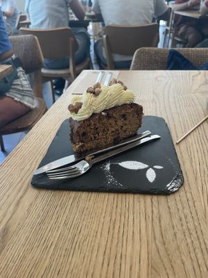 Delicious carrot cake   at daTerra - Baixa in Porto