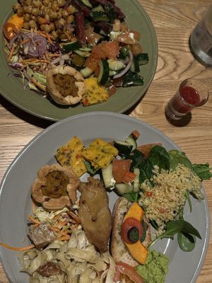 buffet plates 👌🏼😋  at daTerra - Baixa in Porto