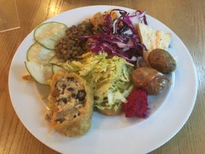 first of many plates! at daTerra - Baixa in Porto