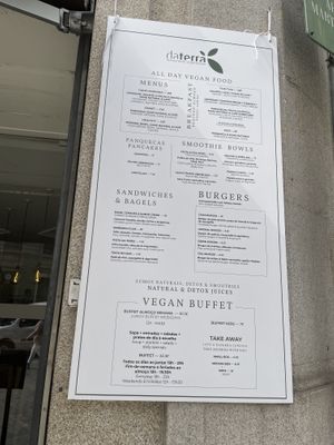 Menu for da Terra Porto Portugall  at daTerra - Baixa in Porto