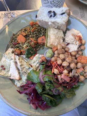 Dinner buffet. Beet and apple salad was excellent!  at daTerra - Baixa in Porto