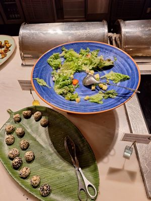 Green salad at daTerra - Baixa in Porto