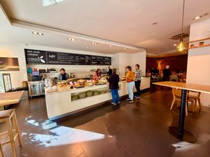 Nice-sized buffet bar! at daTerra - Baixa in Porto