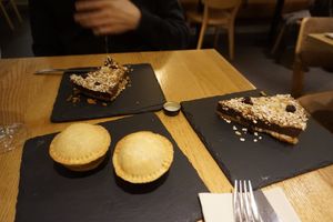 Acai Banana Tart and Vegetable Pies at daTerra - Baixa in Porto