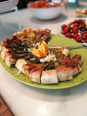 Pie from free buffet at daTerra - Baixa in Porto