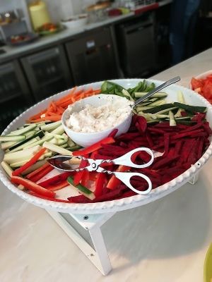 crudites from free buffet at daTerra - Baixa in Porto