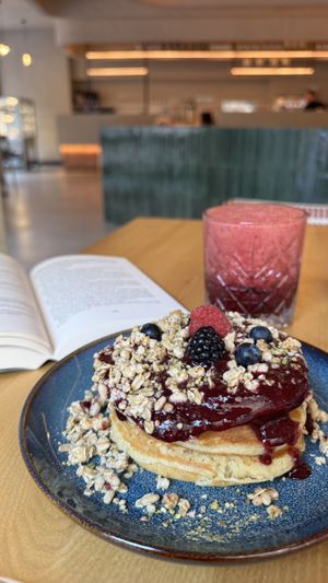 Loved them! Berry Pancakes 😋  at daTerra - Baixa in Porto