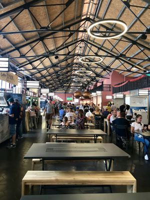 Tables within the Marketplace  at daTerra - Baixa in Porto