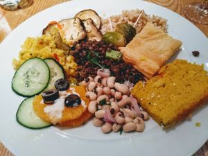 A selection from the buffet. at daTerra - Baixa in Porto