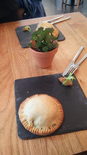 Spinach & seitan Ravioli at daTerra - Baixa in Porto