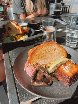 Vegan breakfast  at Kings of the Castle Cafe in Geelong