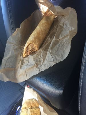 Picadillo burrito  at Nature's Plate - Lake Highlands in Dallas