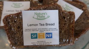 Lemon tea bread  at Nature's Plate - Lake Highlands in Dallas