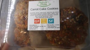 Carrot cake cookies at Nature's Plate - Lake Highlands in Dallas